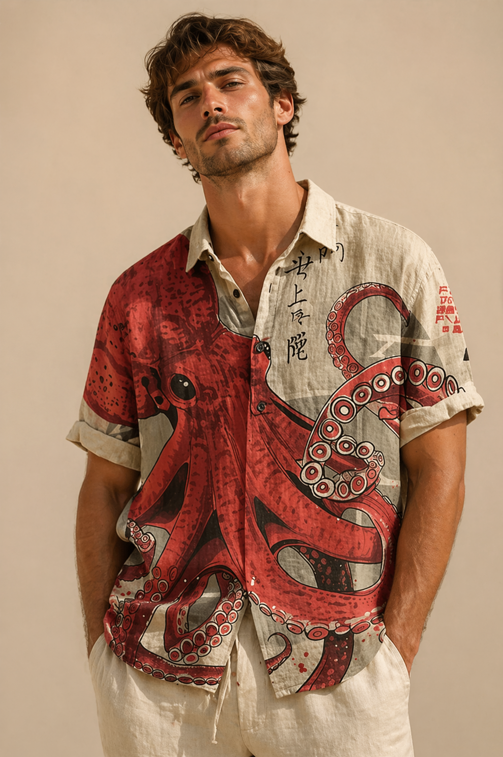 Kraken Linen Shirt