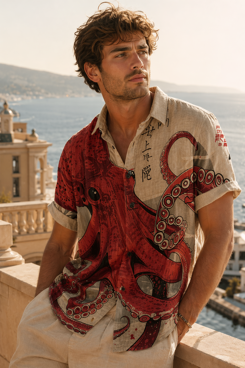 Kraken Linen Shirt