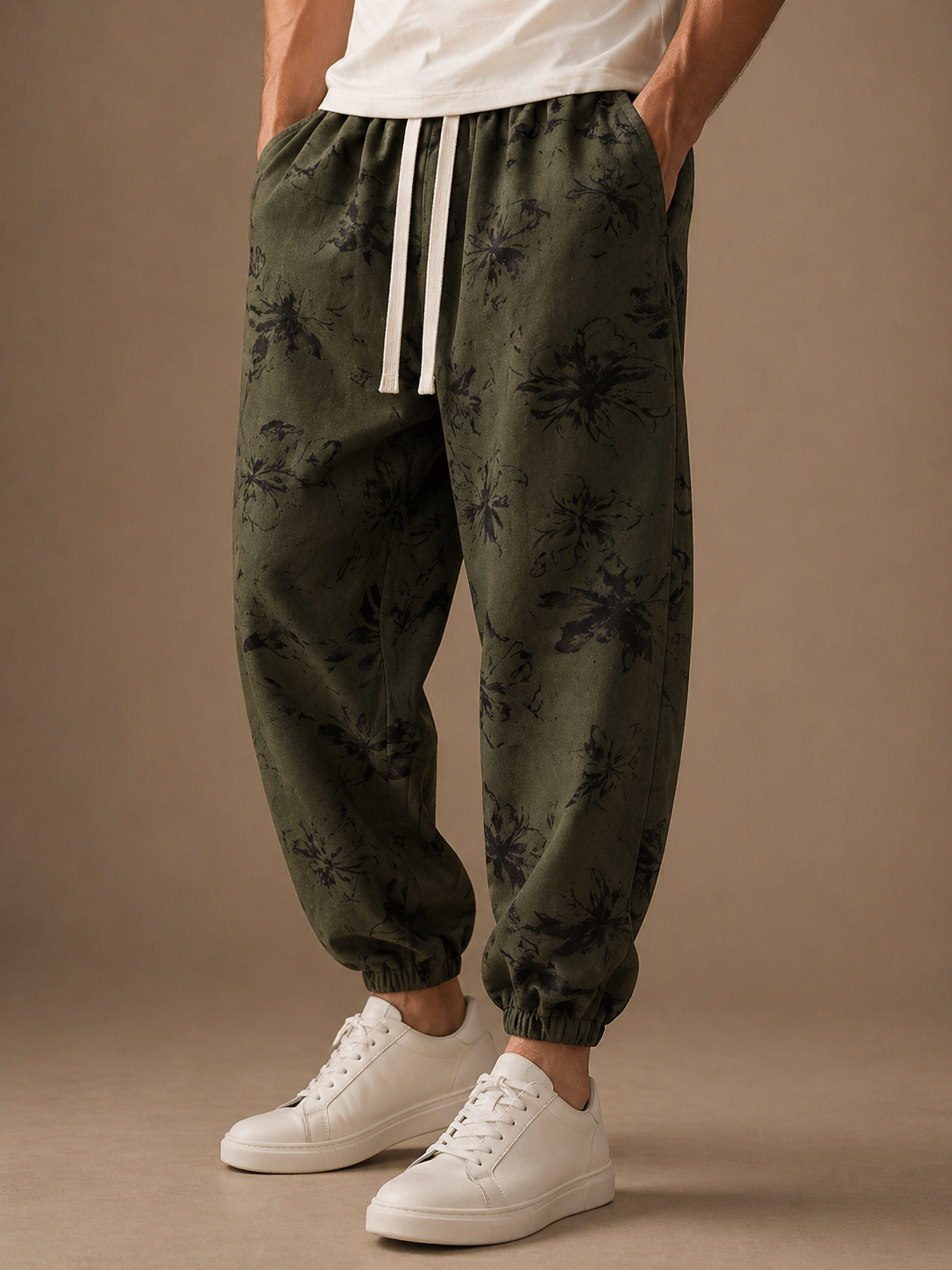 Forest Linen Joggers