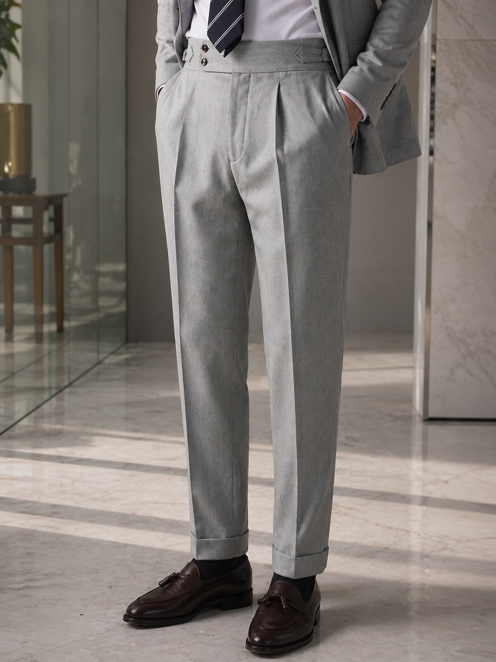 Tailored Linen Trousers