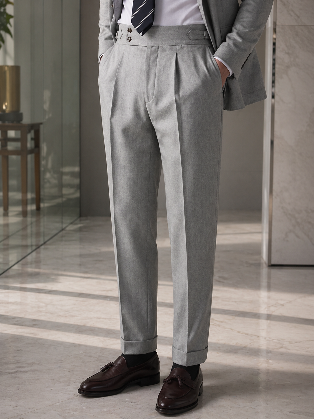 Tailored Linen Trousers