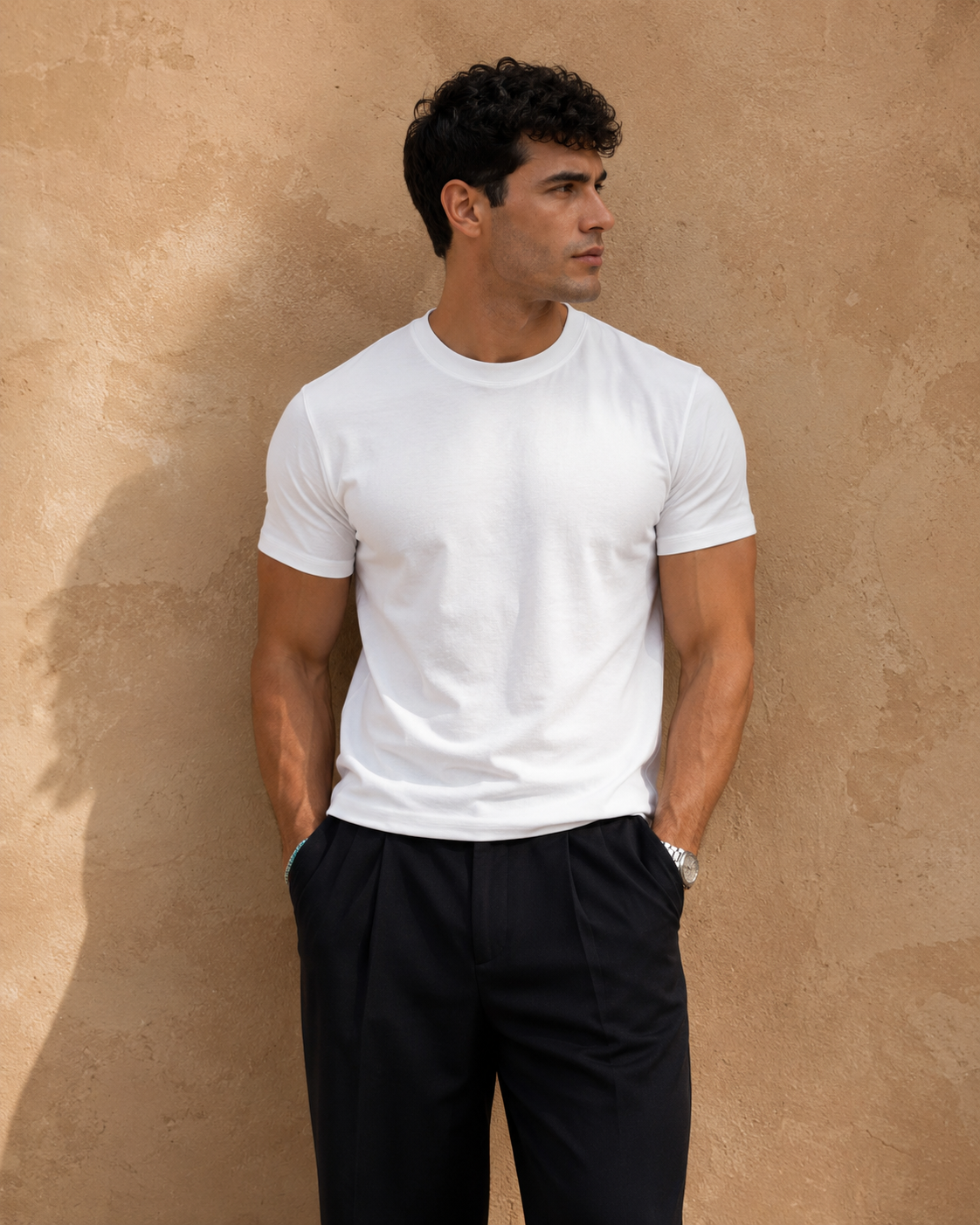 Sera Crew Tee — White