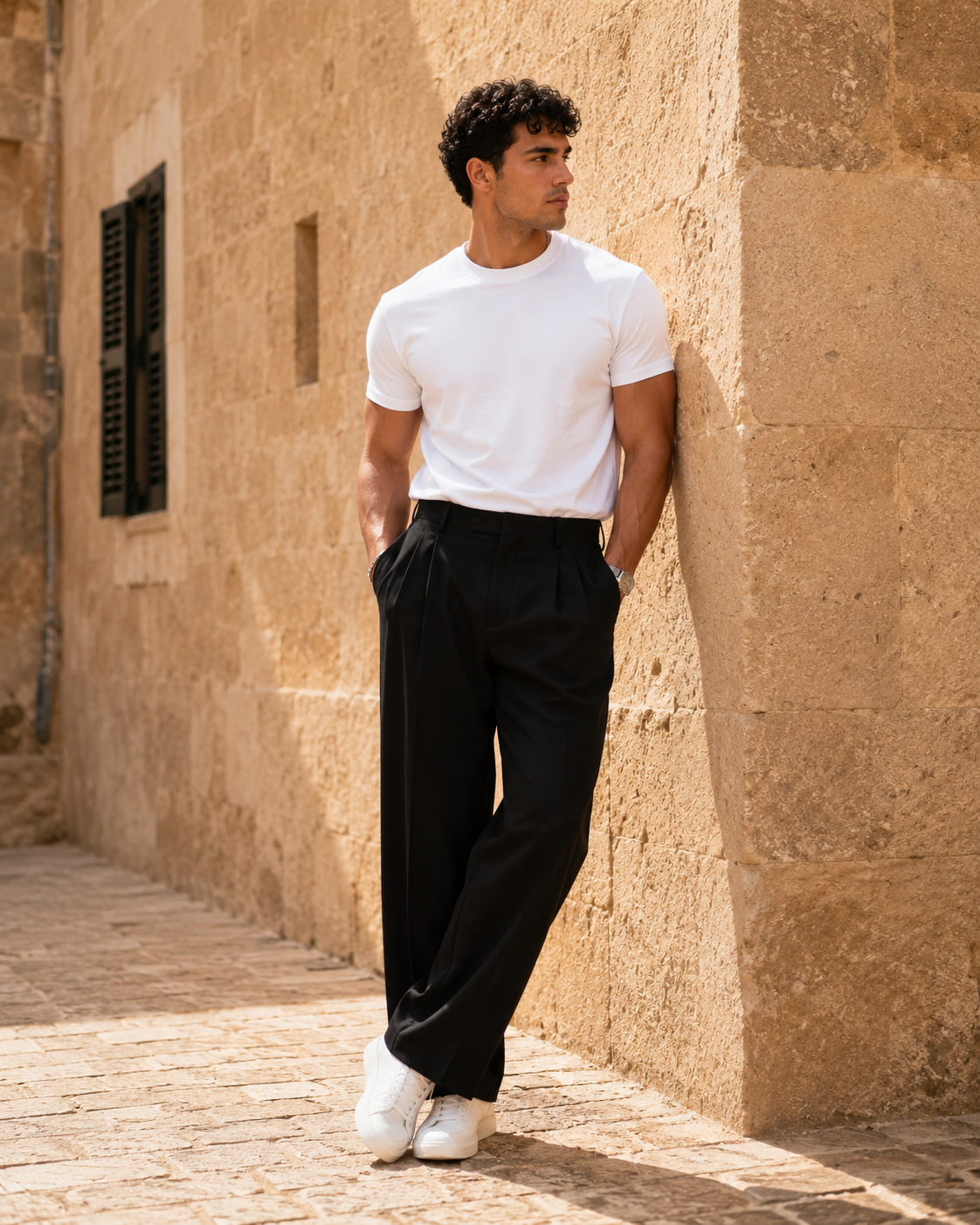 Sera Crew Tee — White