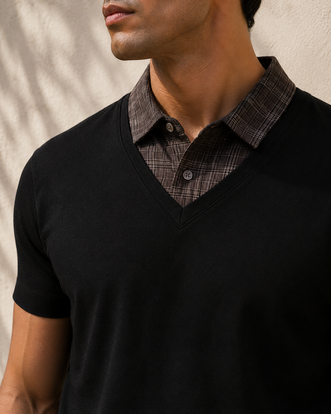 Doppio Layered Polo Top