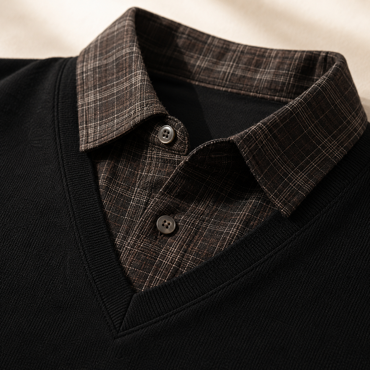 Doppio Layered Polo Top