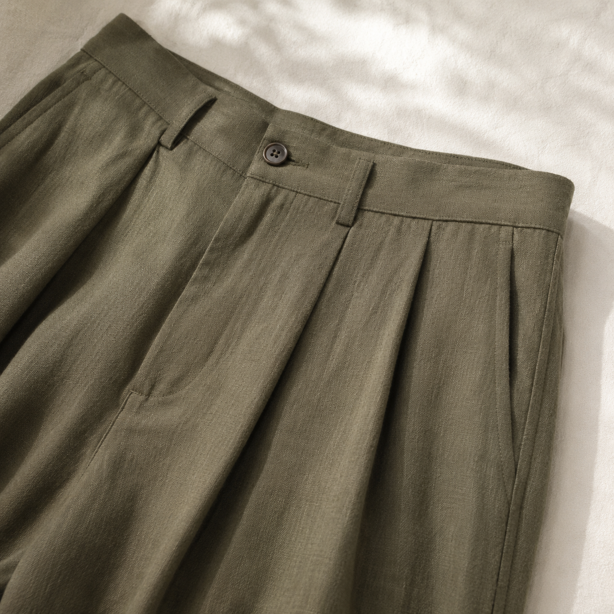 Palermo Wide Linen Trousers