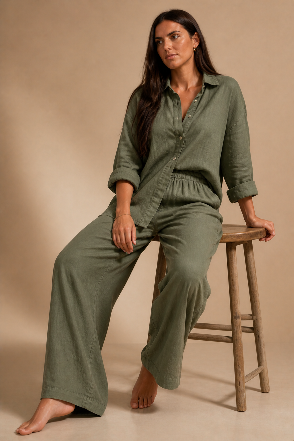 Luna Linen Co-Ord Set