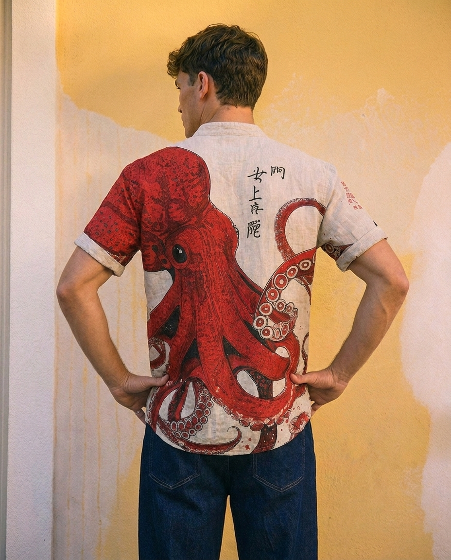 Kraken Linen Shirt