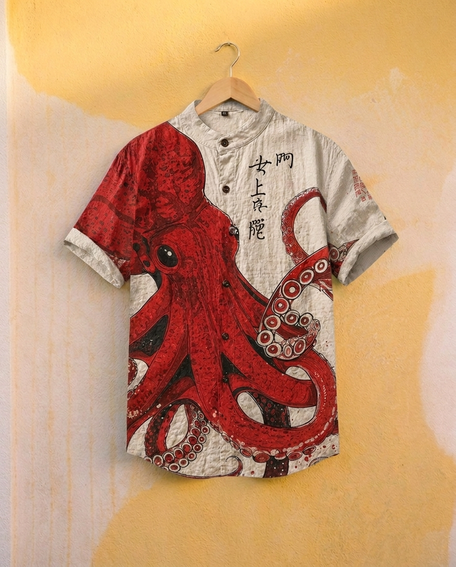 Kraken Linen Shirt