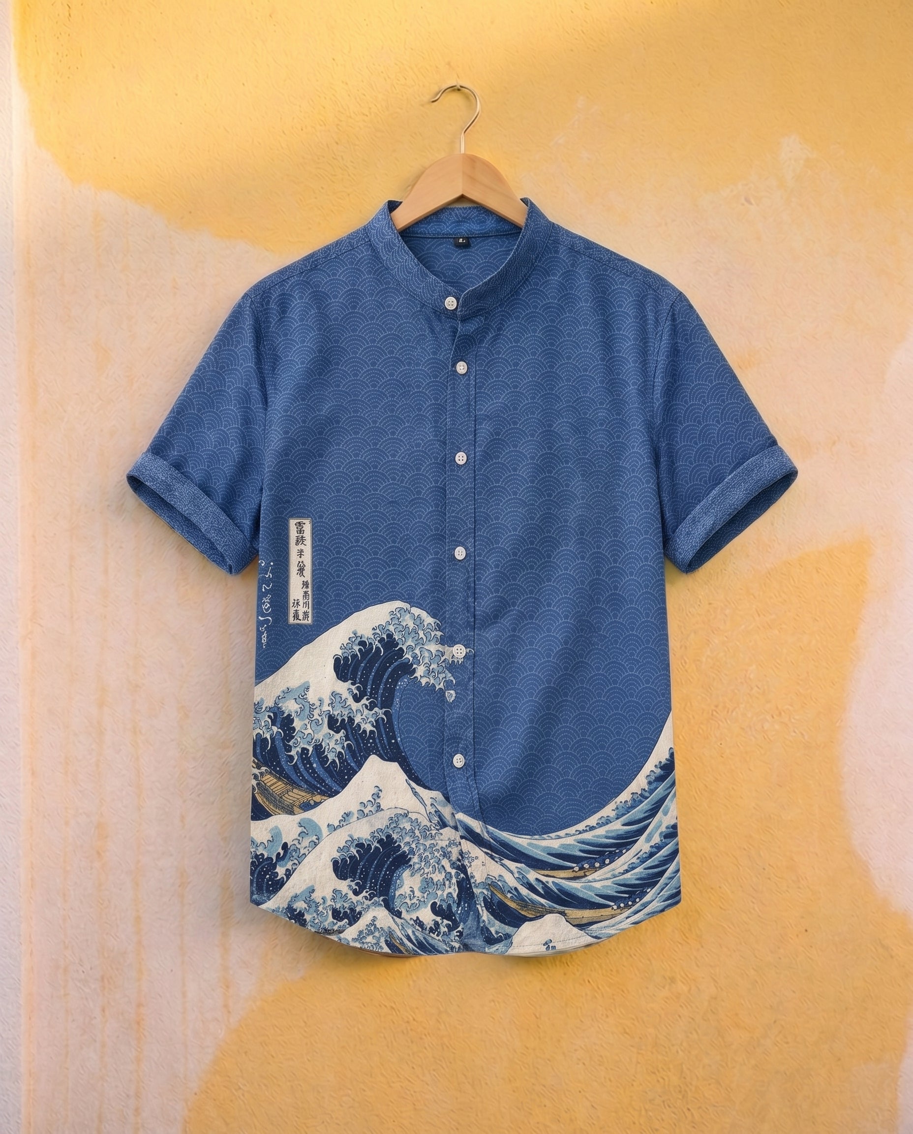 Coastal Wave Linen Shirt