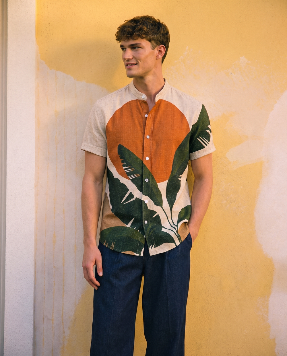 Palm Earth Linen Shirt