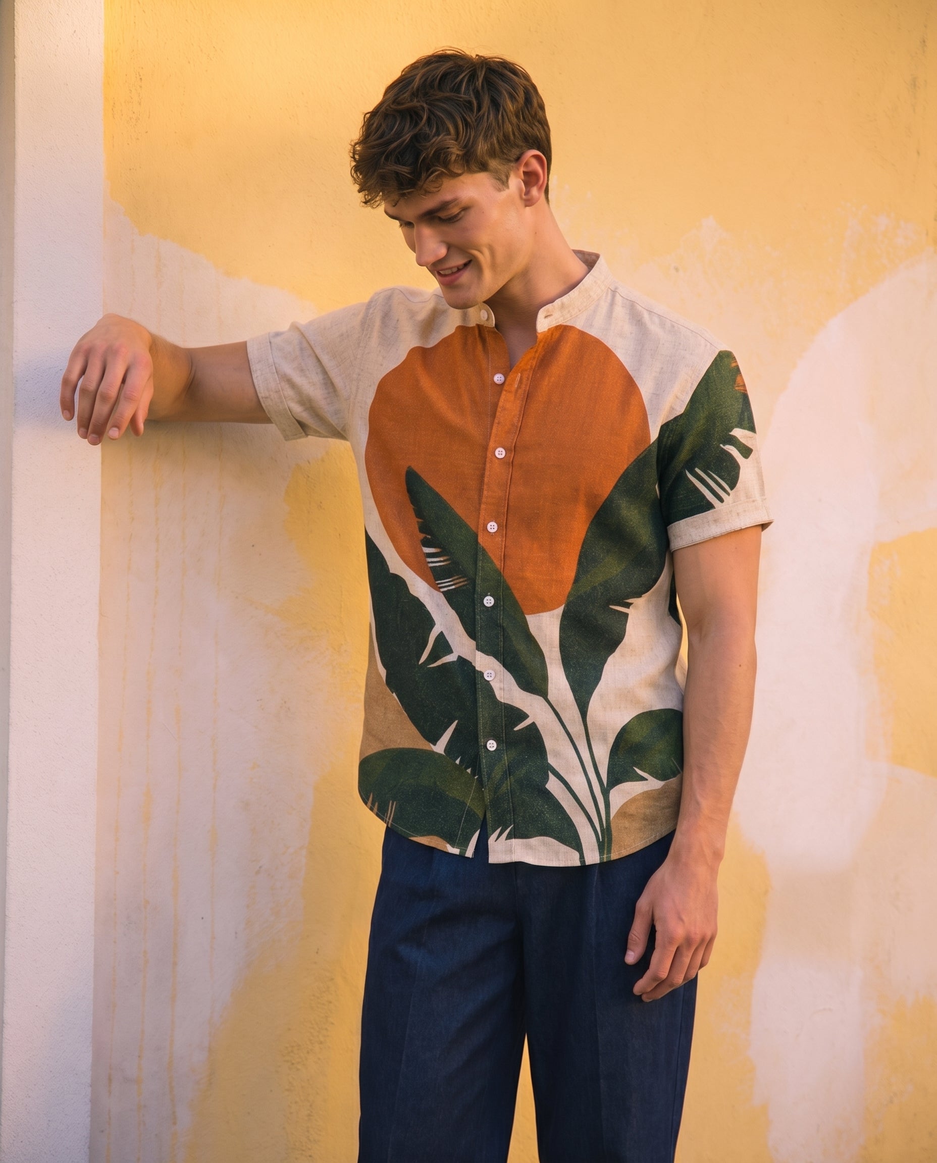 Palm Earth Linen Shirt