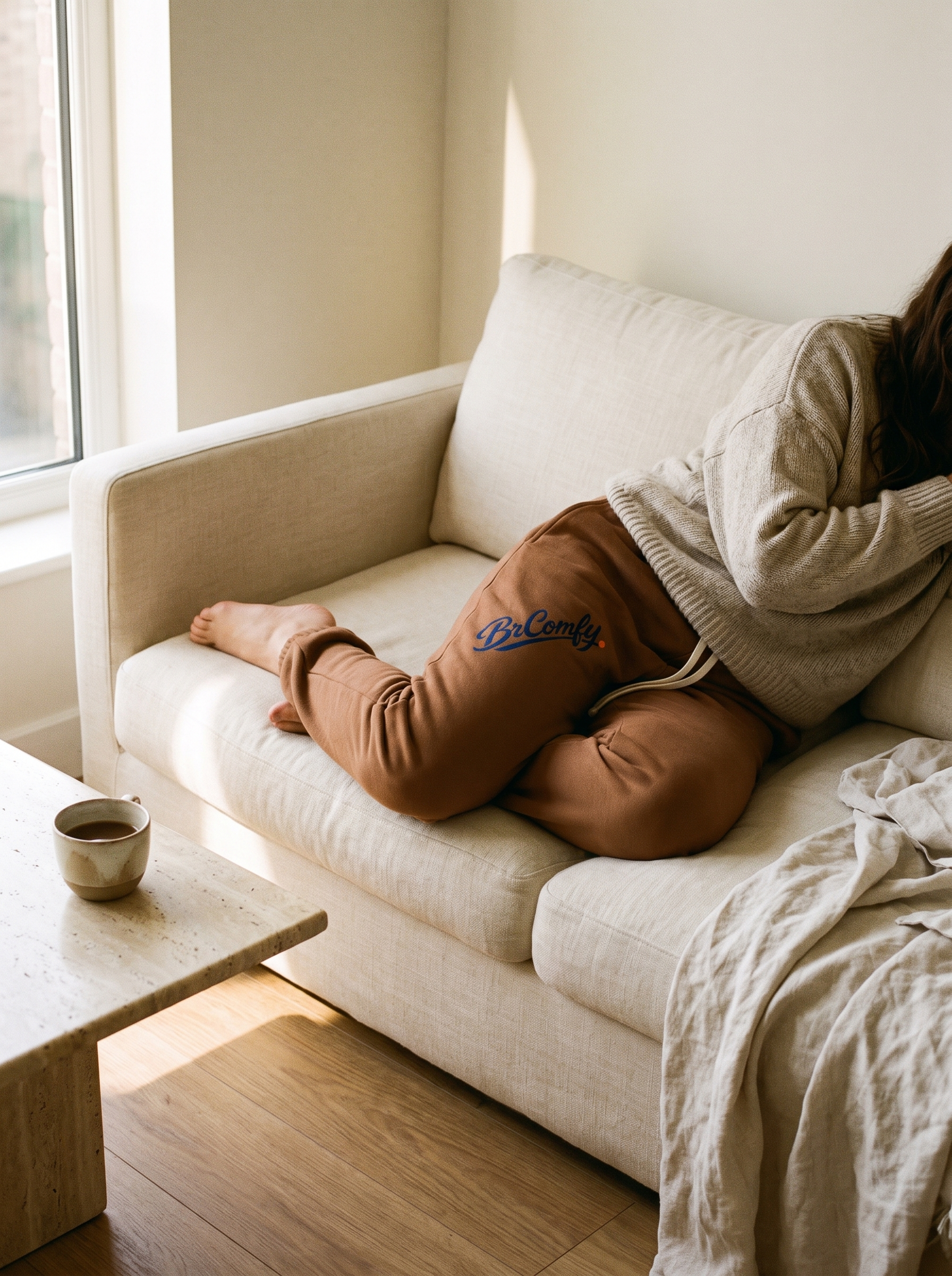 Mocha BrComfy Sweatpants
